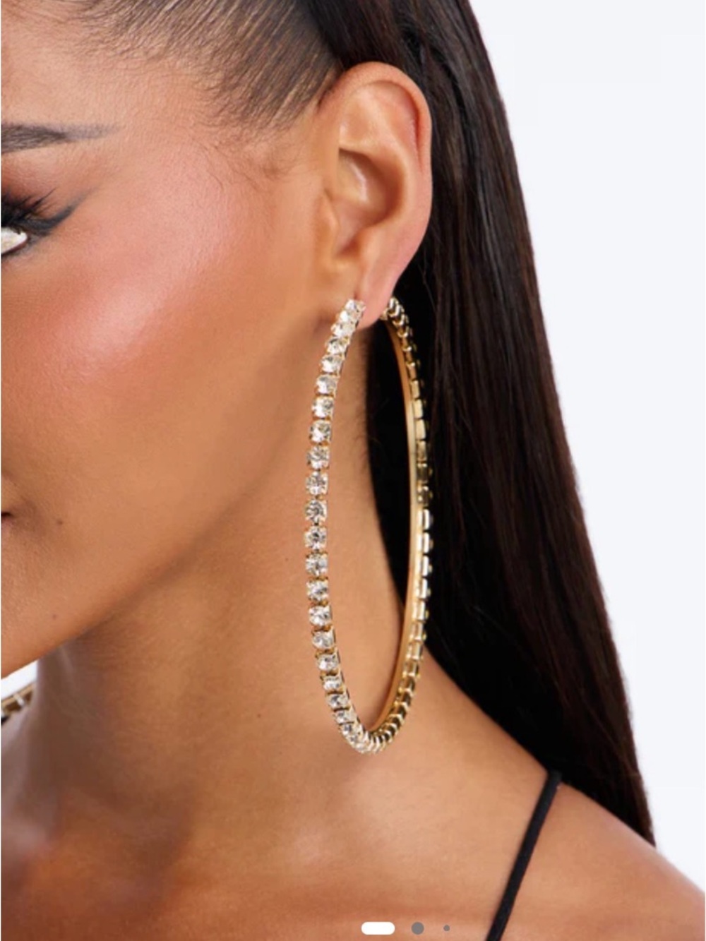 Fashion Nova drama Rama oversized hoop earrings